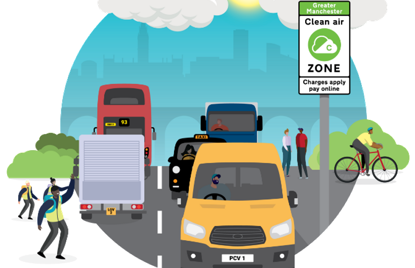 New Clean Air Zone in Manchester City